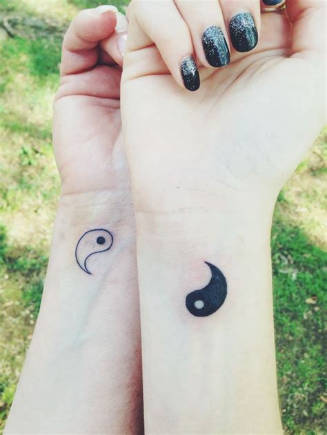 yin and yang tattoo ideas|matching yin and yang tattoos.